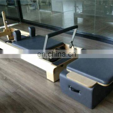 White Maple Wood Reformer Pilates With Tower Used in Pilates Machine Reformer SRP04 photo-3