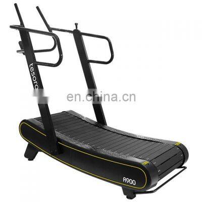 wholesale price new arrival manual commercial curved treadmill self-powered air runner woodway treadmill