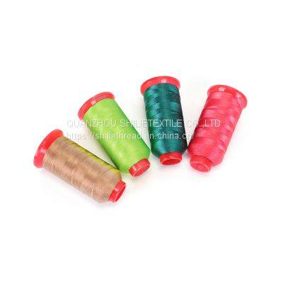 Multicolor N66 Bonded High Strength Nylon Thread for Sewing Awnings, Tents Industrial, Home Textile, Leather Goods, Footwear, Luggage, Shoes, Car Mats, Upholstery Black photo-2