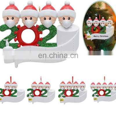 2021 Quarantine Christmas Decoration Supplies Party Decoration Gift Personalized Xmas Tree Ornament All Series for Home