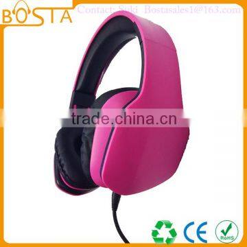 Mobile phone accessories OEM colors leather elegent headset for lady and kids