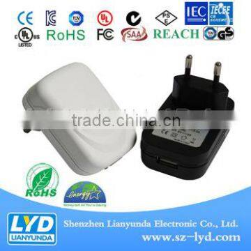 US Plug CE FCC BS SAA RoHS 5V2A Micro USB Wall Mounted Power Adapter photo-4