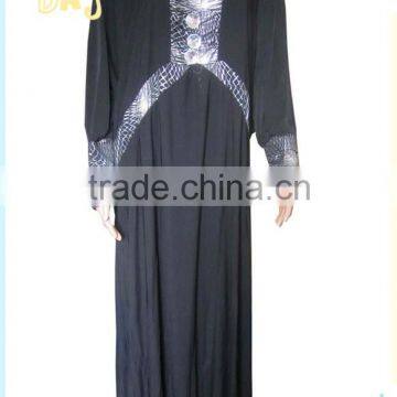 latest abaya designs 2015 dubai long sleeve long dress