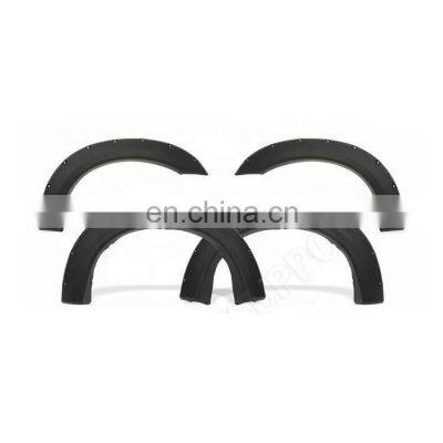 4PCS Wheel Fender Flares 1999-2007 Ford F250 F350 Black Pocket Rivet Kits Set