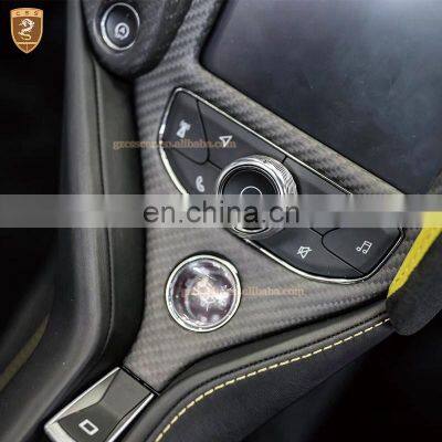 Replacement Parts OEM Style Carbon Fiber Car Interior Decoration Screen Display Frame For Mclaren 720S photo-5