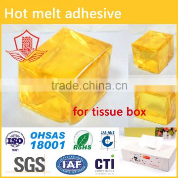 hot melt adhesive for tissue box