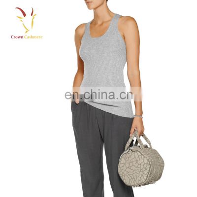 Wholesale Women Sleeveless Cashmere Sweater Vest Knitting Pattern