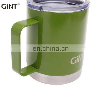 GiNT 12OZ 350ML Custom Color Logo Portable Handled 304Stainless Steel Insulated Coffee Mug photo-2