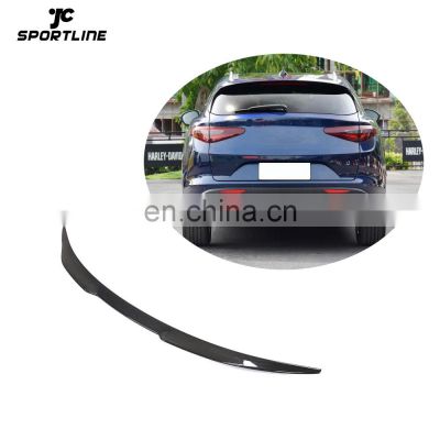 JCSportline Carbon Fiber Rear Middle Spoiler for Alfa Romeo Stelvio 2017-2021