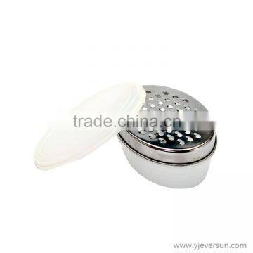 Private labeling attractive designs cheese grater with storage box