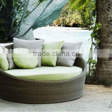 Wicker Outdoor Sunbed,sunbed with capony SV-2097