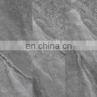 Город Фошань. Натуральные антискользящие настенные плитки для улицы темно-серого цвета с матовым и шероховатым покрытием, в стиле рустика. JYG126714D photo-2