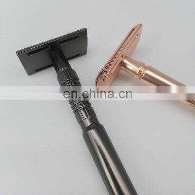 Professional Factory Womens Ecofriendly Razor Luxury Reusable Razor for Men Shaving photo-4