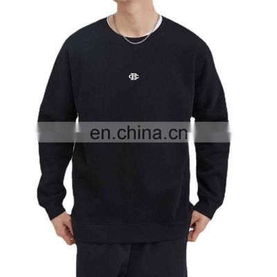 winter o-neck 100% cotton thick fabric custom logo printed hoodies for men clothing