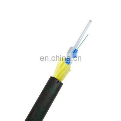 Outdoor G652D ADSS 4 Core Singlemode Fiber Optic Cable Price Per Meter With Aramid Yarn