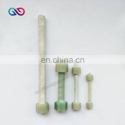 M6 M10 M12 M16 M20 M24 M30 M40 M50 M100 GRE Screw and Nuts, FRP Bolts and Nuts, GRP Bolt and Hex Nut photo-2