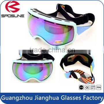 Hot selling dual layer anti-fog optical lens freestyle skiing goggles