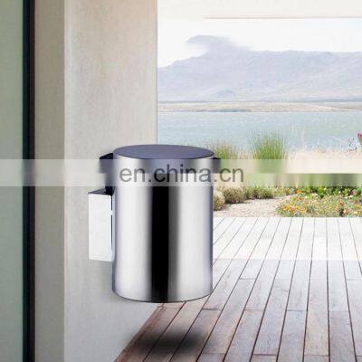 Stainless Steel Wall-mounted Hanging Waste Bin Airtight Trash Can photo-3