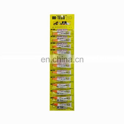 12pcs/card Aluminum Tube Super Glue