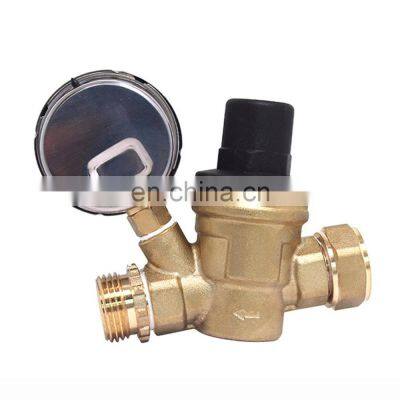 NPT 3/4'' Lead-Free Water Pressure Regulator Valve With Improved Pressure Gauge photo-4