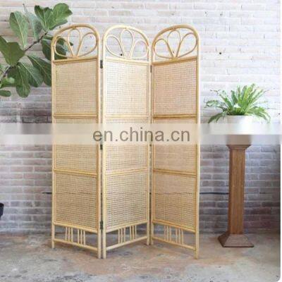 Vintage Rattan Cane Webbing Divider Foldable Screen Room Divider From Rattan Cane Webbing Ms Rosie :+84 974 399 971 (WS)