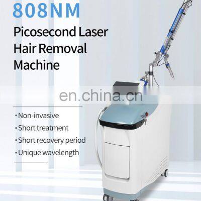 Vertical 808 Diode Laser Therapy Picosecond Tattoo Pigment Removal Hair Removal Machine