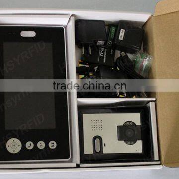 2 Way Voice 5JLi Battery CMOS Camera 100-240V Power Multi Apartments Video Door Phone With Remote Control photo-6