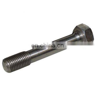 Custom CNC lathe machined stainless steel round knurl knob bolt with internal thread