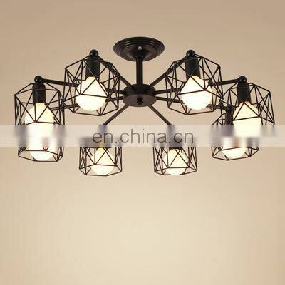 Industrial Ceiling Lamp Vintage Modern LED Pendant Lights Restaurant Chandelier