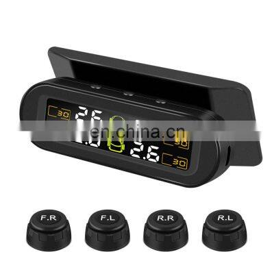 Truck Smart Car TPMS Tyre Pressure Monitoring System Solar Power Digital  truck