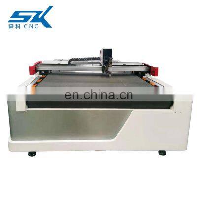 China Famous Senke Brand Work for Leather With Magnesium Alloy Adsorption Table CNC Vibrate Cutter photo-2