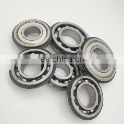 20*47*14mm high quality ball bearing with snap ring 6204-2RS NR flange bearing 6204ZZNR F6204ZZ