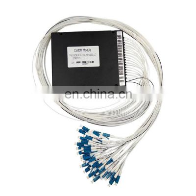 LC SC FC ST connectors 1270~1610nm 2-18 channel  CWDM mux demux module