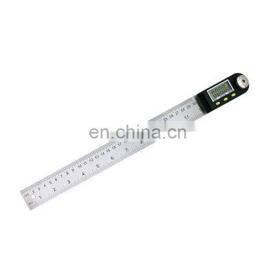 0-300 mm 2 in 1 Stainless Steel digital angle finder Digital Angle Ruler 2-in-1 electronic protractor