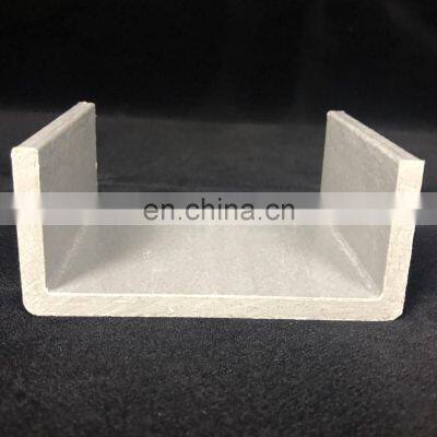 High Quality Fiberglass U Beam Grp Channel Profile, Frp Pultrusion Fiberglass Reinforced Plastic C Channel photo-2