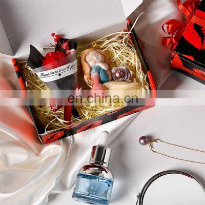 Hot Sale Luxury Custom LOGO Eco Friendly Gift Fashion Print Under Wear Nightcloth Lash Shipping Packaging Corrugated Paper Box photo-3