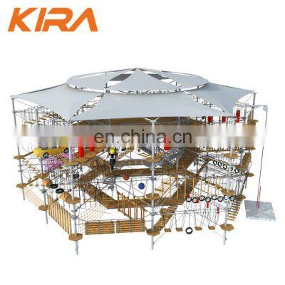 Outdoor Obstacle Course Equipment Kids and Adult High Ropes Course Form China Manufacturer photo-3
