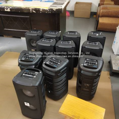 Bluetooth speaker inspection services and quality control of Guangdong Huajian Inspection Co., Ltd