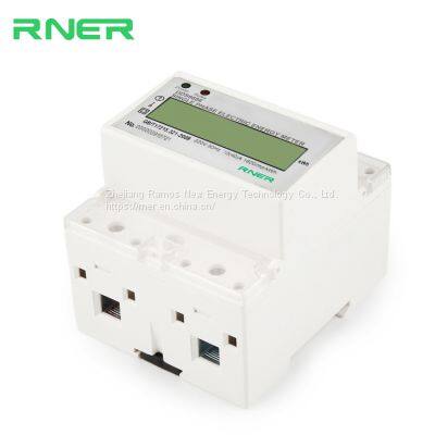 Kwh Single Phase Din Rail Electric Energy Mechanical Counter Meter Watt Hour Digital Power Single Phase Meters photo-3