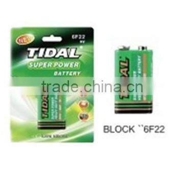 zinc carbon battery 9v from pro manufacturer