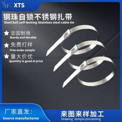 Stainless Steel Cable Tie of Steel Ball Self-locking in Material 304 photo-2