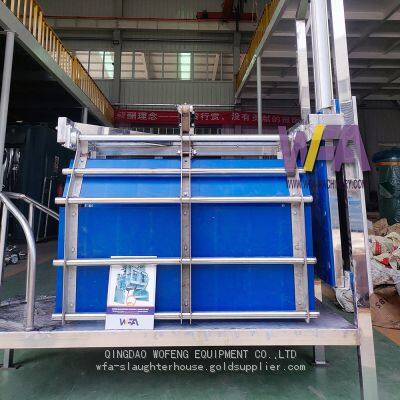 Livestock Pig Butcher Machine Slaughter Equipment Stunning Box For Swine Slaughtering Line