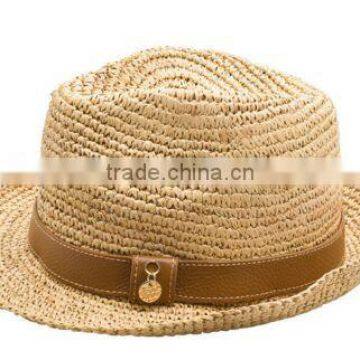 hand-made raffia hats