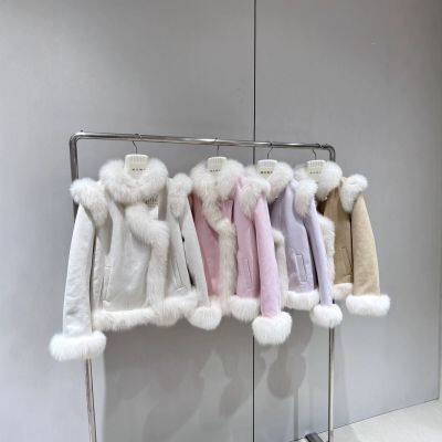 Anna's' Moonlight First Snow 'New Chinese Fox Fur Grass Coat Women's Winter Goose Down Jacket Young Style