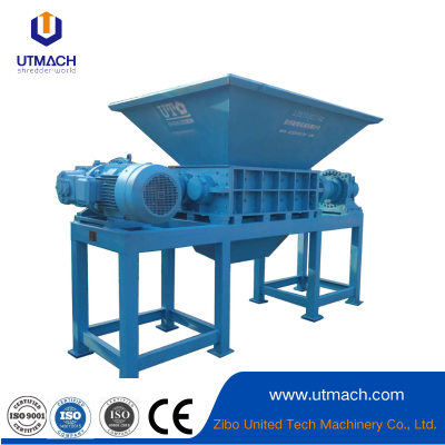 powerful mixed dual-axis linkage double shaft shredder