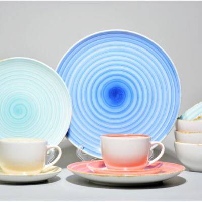 Ceramics / Bone China Tableware Set- Plate, Bowl, Cup, and Mug photo-3