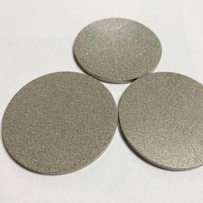 1 Pc Round Titanium Powder Sintered Plates Gas Distribution Conditioning System Air Stratification Filter Porous Titanium Plate 50μm