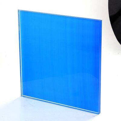 0.38mm Ocean Blue Pvb Film, Interlayer for Glass, Blue Opaque Laminated Glass Film photo-2