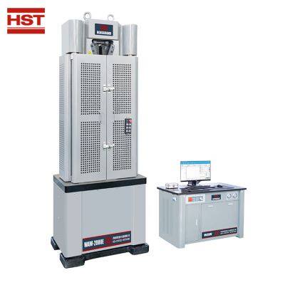 HST 1000KN Hydraulic Steel Rebar Metal Tensile Strength Tester Universal Building Material Testing Machine