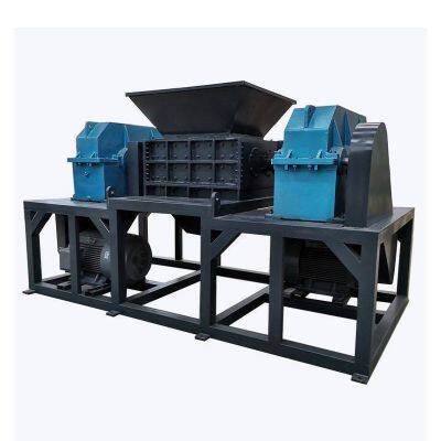 Double Shaft Shredder for Municipal Solid Waste Processing with Dust Control